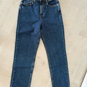 Forever 21 Dark Blue Straight Leg Jeans